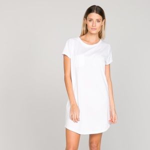 White T-shirt Dress